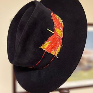 Used Nick fouquet 100 percent beaver felt hat.